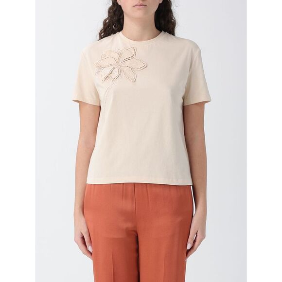 Twinset T-Shirt Woman Yellow Cream
